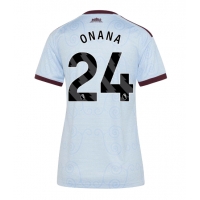 Aston Villa Amadou Onana #24 Tredje Tröja Dam 2026-27 Kortärmad